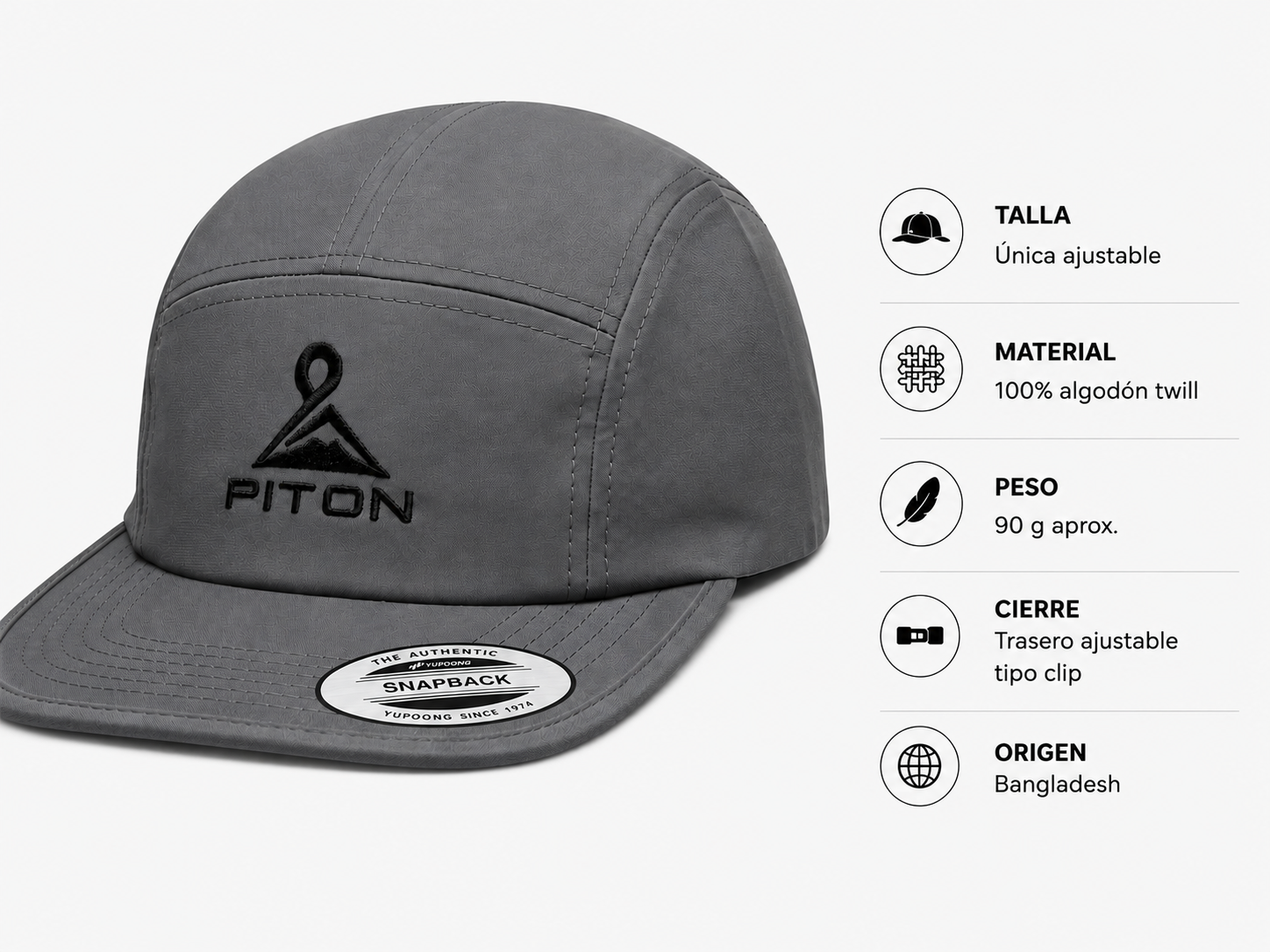 Jockey Five Panel Piton